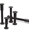 M6 Socket Cap Bolt Kit For Furniture, 30 Piece Set With Allen Wrench, metal bolts in black finish for DIY projects