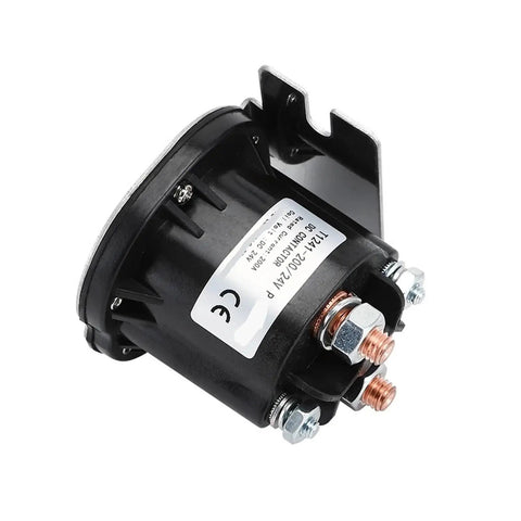 Heavy Duty 12V 24V 48V 200A Electric Stacker Forklift Tail Plate Switch for High Voltage Motor Control with copper terminals.