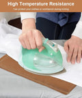 Using a brown heat press pillow from Heat Press Pillow Set 9 Pieces In 1 With Four Size Cushions And Five T Shirt Ruler Guides