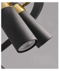 Close-up of Industrial Style Living Room Pendant Lights Modern Simple Restaurant Lighting Fixtures Creative LED Hanging Lamps.