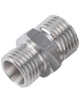 Heavy Duty 4 Pack M14 To M16 Hydraulic Adapter Carbon Steel Thread Connector Built For Mini Excavator AGT Attachment System Seamless Conversion Fitting Stop Leaks Secure Link Smooth Flow For Varied Machinery Setups And Daily Grind On Hard Sites, M14 to M16