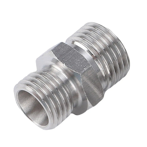 Heavy Duty 4 Pack M14 To M16 Hydraulic Adapter Carbon Steel Thread Connector Built For Mini Excavator AGT Attachment System Seamless Conversion Fitting Stop Leaks Secure Link Smooth Flow For Varied Machinery Setups And Daily Grind On Hard Sites, M14 to M16