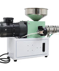 Heavy Duty Desktop Single Screw Plastic Extruder For Custom 3D Filament PEEK ABS PLA PETG TPU Material showing motor and hopper.