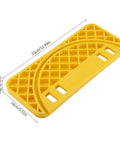 Uncapping Tank Holder For Beekeeping And Honey Harvesting Equipment shown in yellow ABS with dimensions