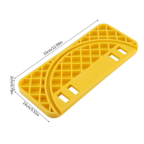 Uncapping Tank Holder For Beekeeping And Honey Harvesting Equipment shown in yellow ABS with dimensions