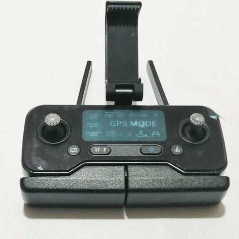 Remote Controller Transmitter For SJRC F11 4K PRO And F11S Drones on white background, black finish, GPS mode display visible