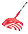Multi Change Leaf Rake Head For Lawn Care Tools Red 46.5 X 6.5 X 4.2 Cm Durable Tool Head With Tough Tines For Debris Cleanup On Hard Ground