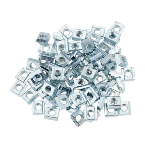 Bulk 100 Pcs M5 M6 T Slot Nuts For 20 Series Aluminum Extrusion Galvanized Slide Nuts Fasteners