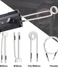 Top Tier 1800W Handheld Induction Heater Quickly Melts Lock Jammers And Rusted Nuts Without Flames, Includes four coils.