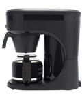 Side view of Speed Brew Select 10 Cup Coffee Maker Black With Stainless Steel Hot Water Tank Keeps 70 Oz Water Hot For Quick Brews