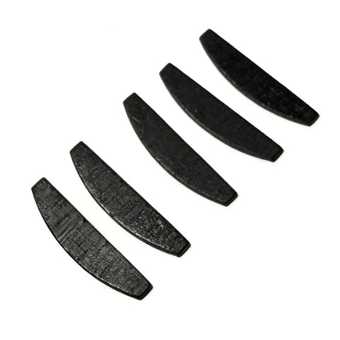 Heavy Duty Rotor Vane Keys 5 Pack For Air Die Grinder Sander Polisher Tool Replacement Compatible 01480 51400 stacked black vanes