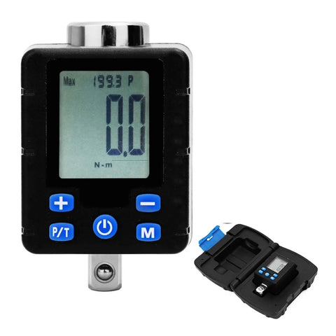 GenSDH Digital Torque Meter Adapter With Large Clear Display Screen Becomes Electronic Wrench For Mechanics. Adjustable Range 0.3-340 Nm For Precision Inspection Repair Tools. Compact Portable Design Ideal For Professional Automotive And Machinery
