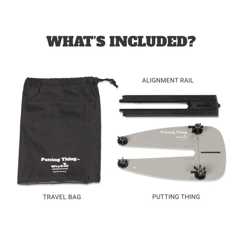 Game-Changing Adjustable Golf Putting Gates Trainer For Home Practice with travel bag, alignment rail, and putting thing set