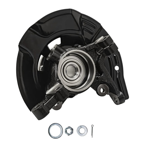 Front 2Pc Steering Knuckles And Wheel Bearing Hubs Assembly Replacement For 2011 Hyundai Sonata 2.4L With Sport Suspension