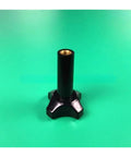 High Quality M8 Short Tightening Nut With Four Leaf Shaped Clamping Bolt Replacement Accessory Soft Serve Ice Cream Maker Heavy Duty Really No Sweat Setup Snug Fit Today on green background.