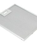 Genuine OEM Grease Filter for Range Hood Vent, 12x10.5 in, Replaces 8190858, W10169961, 1 Count, with handle, angled view.