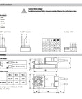 Electrical installation guide with diagrams and dimensions for Built Like A Tank 20Nm Damper Actuator Torque Motor.