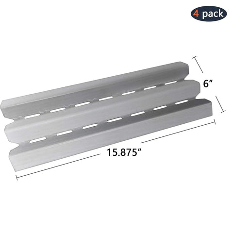 Stainless Steel Heat Plate Replacement For Broil King Grills 15.875 X 6 Inches Direct Fit With 52209-404 Compatibility