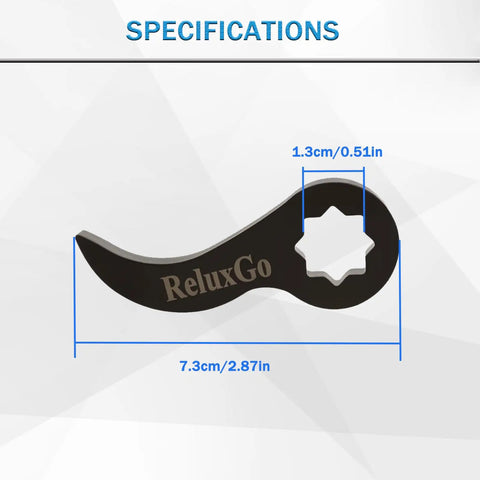 Pry Bar Wrench Adapter Head For Half Inch Drive Ratchets, 7.3cm long, 8-point profile, adjustable angle crowbar attachment.