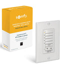 DecoFlex Wirefree RTS 5 Channel Wall Switch With Battery Pre Installed White Finish Lets You Control Up To Five Shades Blinds Or Curtains