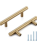 Champagne Bronze Cabinet Handles With 3 Inch Hole Spacing Stainless Steel Drawer Pulls For Cabinets Kitchen Bathroom And Dresser 10 Pack Durable Rust Resistant Modern Dope Hardware Built To Last