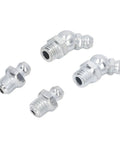 Premium High Quality 130 PCS SAE Zerk Fitting Assortment Kit With 12 Types Hydraulic Grease Nipple Set, brass fittings