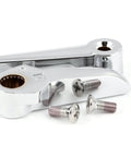 B9K Lever Handles for Faucets, Chrome Plated Metal With Red And Blue Indexes, Includes Two Screws, Six Pack, Fits Eterna Compression