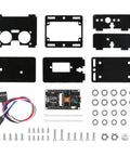 3MP Camera Expansion Pack For Smart Car Starter Kit DIY Robotics And STEM Coding Robot Kit For Kids Teens And Adults Real Time HD Video FPV Streaming Educational Maker Project For Hands On Learning, black mounting plates and camera module