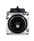 Front view of NEMA 23 Stepper Motor 1.3N.m Torque, 4A 2 Phase 4 Wire, 57x57mm Frame, 55mm Body, 8mm Dual Shaft, Beast Torque For CNC And 3D Printer Drives, Precise 1.8 Degree Step