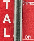 K&S 87115 round stainless steel tube, 1/4 in OD × 12 in long, side view