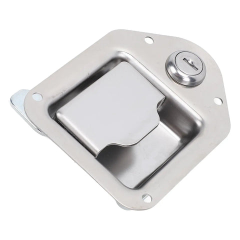 Tough As Nails Stainless Steel Trailer Toolbox Latch With Key Lock For UTV RV ATV And Dog Box Secure Metal Hasp Anti Theft Gear Storage No Sweat Setup Now