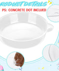 DIY Stepping Stone Kit With 20 Round Molds 250g Mosaic Tiles And 3 Carving Tools For Kids And Family Garden Decor No Concrete Mix
