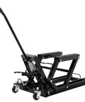 Heavy Duty 1500Lb Hydraulic Motorcycle Lift Jack For Dirt Bikes And ATVs With 4.7 to 14.57 Inch Lift Height Non Slip Platform