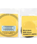 Pro Grade 200 Pcs Watch Gasket Kit 0.6mm Rubber O Rings Set For Watch Repair DIY Gear 16mm To 34mm In 10 Sizes Flexible Seals, packaged