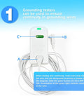 Grounding Continuity Tester Kit With 15 Foot Grounding Cord No Battery Needed Easy DIY Ready Home Test For Grounding Sheets Pillowcases