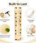 Front view of a Column Balustrade Mold for Concrete and Plaster DIY Garden and Patio, showing impact-resistant plastic form.