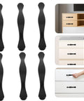Black Kitchen Cabinet Hardware Pulls 10 Pack Modern Drawer Handles Replacement for Cabinets Furniture Cupboards and Doors Sleek Boss Pulls for Dressers and Cabinet Doors