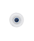 Bottom view of Refrigerator Water Filter GSWF Compatible, Easy Twist Lock Replacement, circular design with nozzle in center