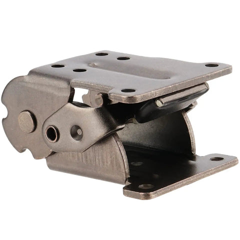 Heavy Duty 12 Pack Foldable Support Brackets With Smooth Triple Groove Self Locking Design in cold rolled steel for DIY workbenches.