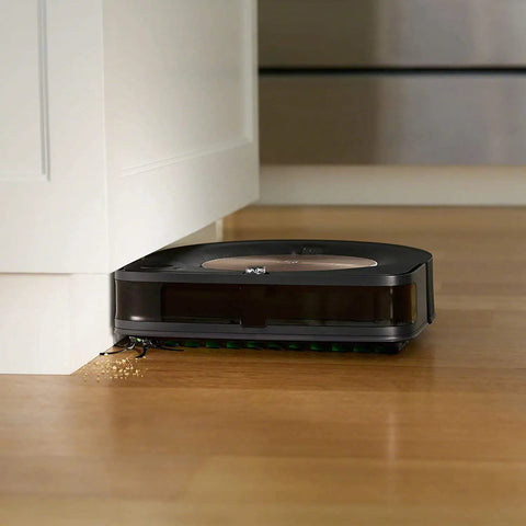 Roomba E and J Series cleaning edges with Must Have All In One Replacement Parts Kit For Roomba E And J Series Robots