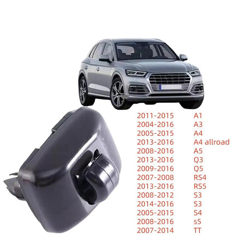 2 Pack Upgraded Inner Sun Visor Snap Hooks Black Direct Fit For OEM 8E0857562A 8U0857562A Replacement Clips Audi Models