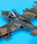 1/72 Scale A-37B Dragonfly Model Kit For Hobbyists showing top view of detailed wing and fuselage assembly with realistic cockpit