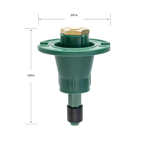 5 Pack Plastic Pop Up Flush Head Sprinklers With Brass Half Pattern Nozzles For Lawn And Landscape Irrigation Built To Last