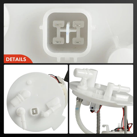 Close-up of Electric Fuel Pump Module Assembly With Sending Unit For Honda Civic 2016 2017 2018 2019 2020 1.5L Turbo And 2.0L