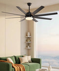 Hella Sturdy 16 Inch Ceiling Fan Extension Rod Non Threaded Drop Pipe Built Tough For No Fuss Install And Solid Support On Just About Any Standard Roof Mount In Matte Black, ceiling fan in living room.