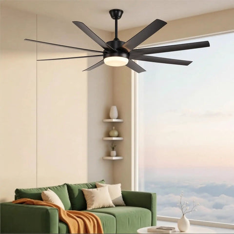 Hella Sturdy 16 Inch Ceiling Fan Extension Rod Non Threaded Drop Pipe Built Tough For No Fuss Install And Solid Support On Just About Any Standard Roof Mount In Matte Black, ceiling fan in living room.