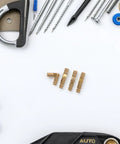 Brass Concealed Barrel Hinges Set For Cabinets And Boxes Invisible Cylindrical Hidden Hinge With Quiet Operation 25 Pack