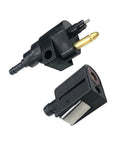 Rugged Outboard Fuel Line Connector Set For Nissan Tohatsu Evinrude Johnson OMC 4HP Through 30HP includes male and female engine-side couplers