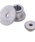 Boss Grade Mini Lathe Gear Set For CJ0618, Metal Replacement Gears Kit In Multiple Sizes, Rustproof HT250 Gray Iron close-up