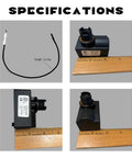 Propane Electronic Pulse Gas Igniter With 400mm Electrode Ignition Cable, specifications shown with measuring ruler